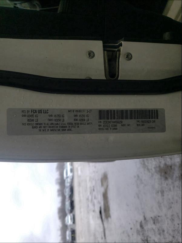 2017 DODGE CHARGER PO 2C3CDXKTXHH566258