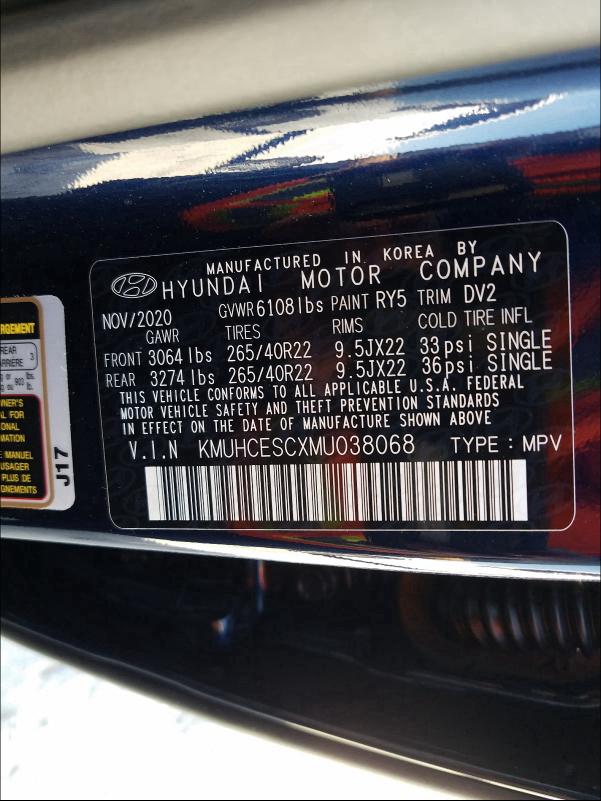 2021 GENESIS GV80 BASE KMUHCESCXMU038068