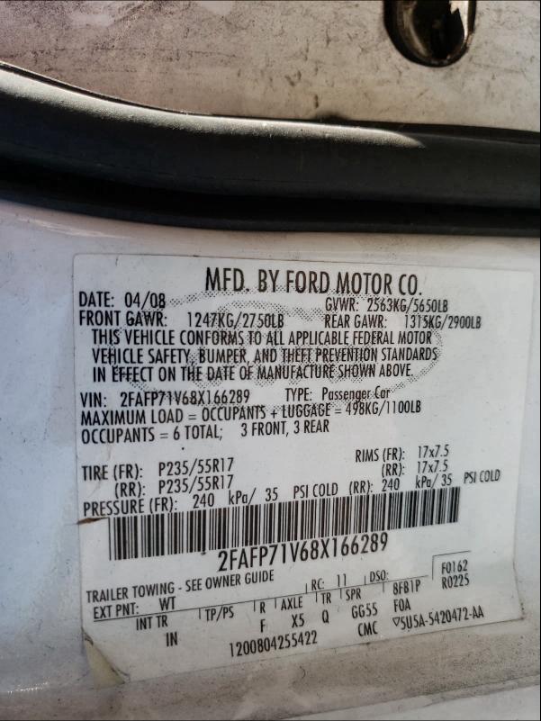 2011 FORD CROWN VICT 2FABP7BV1BX169685