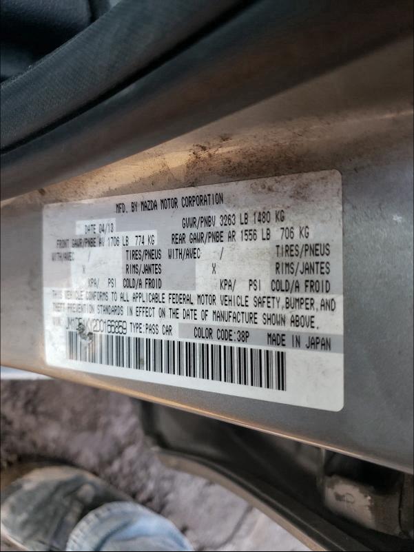 2013 MAZDA MAZDA2 JM1DE1KY2D0166859