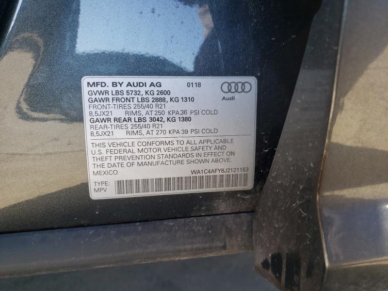 2018 AUDI SQ5 PRESTI WA1C4AFY8J2121153