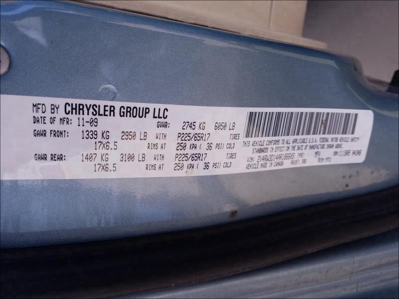 2010 VOLKSWAGEN ROUTAN SE 2V4RW3D14AR186603