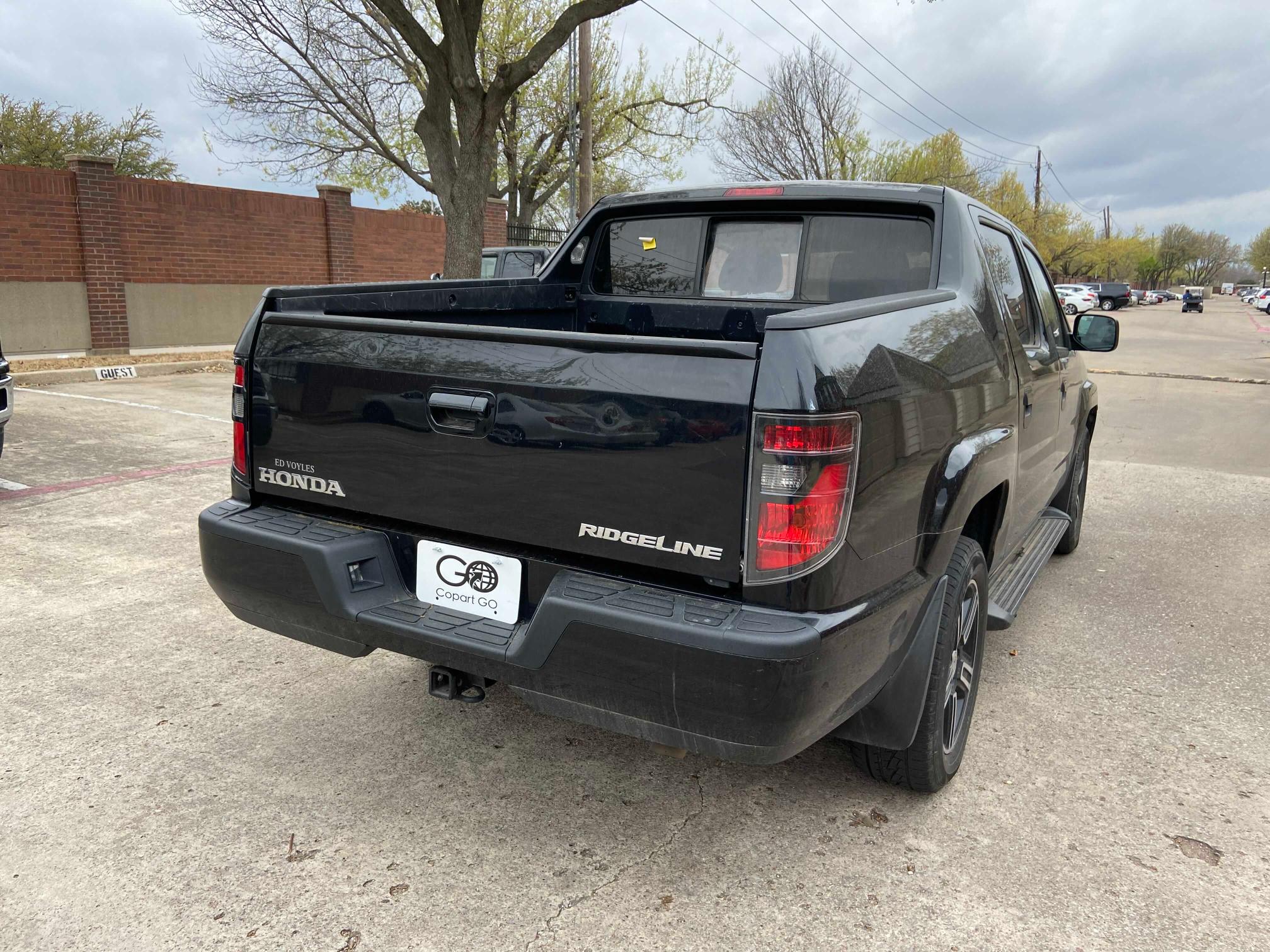 2014 HONDA RIDGELINE 5FPYK1F72EB004462
