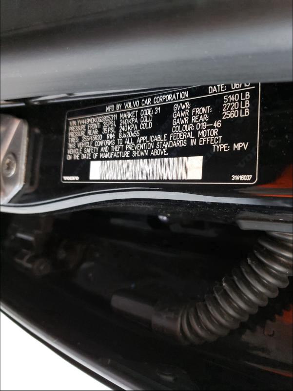 2016 VOLVO XC60 T6 PR YV449MDK0G2805311