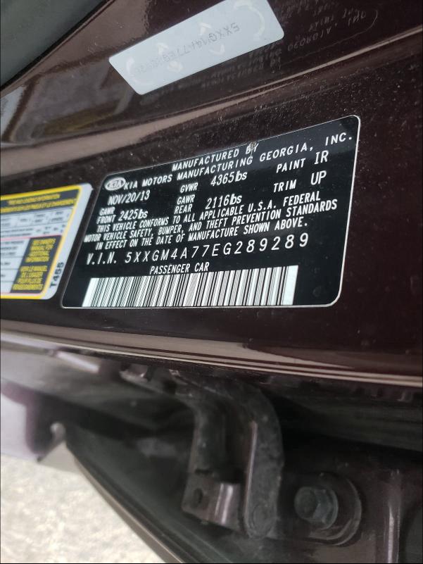 2014 KIA OPTIMA LX 5XXGM4A77EG289289