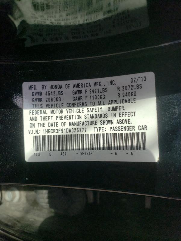 2013 HONDA ACCORD TOU 1HGCR3F91DA026277