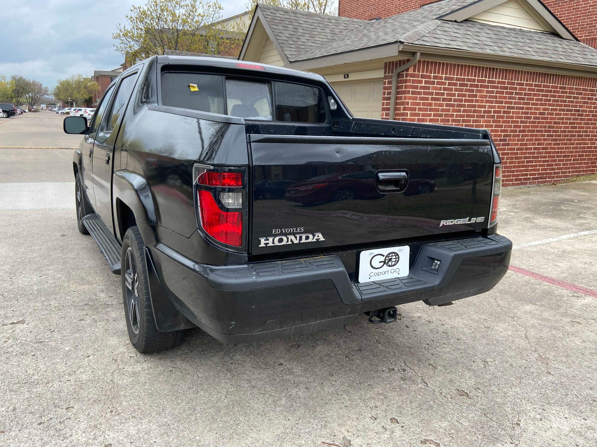2014 HONDA RIDGELINE 5FPYK1F72EB004462