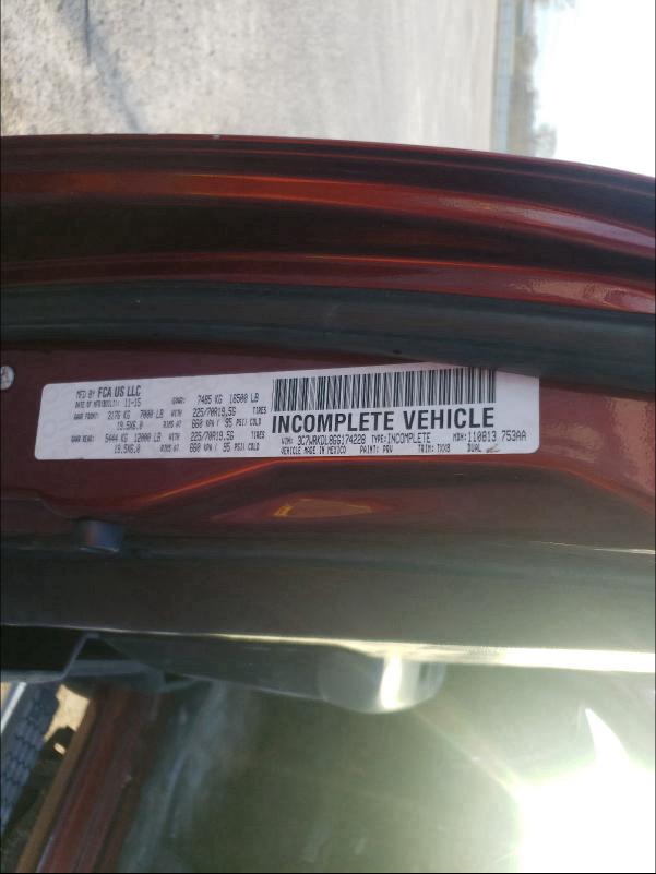 2016 RAM 4500 3C7WRKDL8GG174228