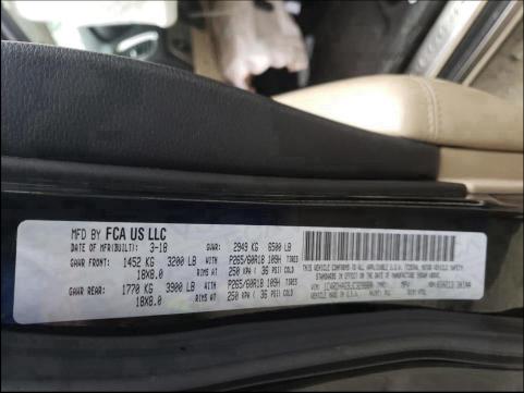 2018 DODGE DURANGO SX 1C4RDHAG9JC328880