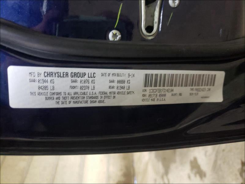 2015 DODGE DART GT 1C3CDFEB1FD142104