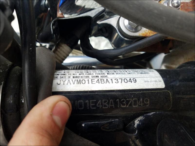 2011 YAMAHA XVS650 A JYAVM01E4BA137049