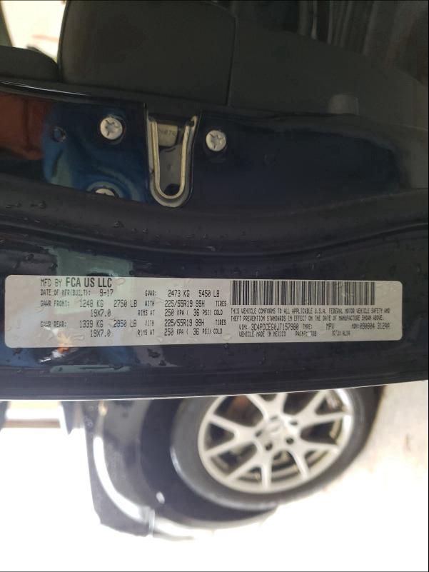 2018 DODGE JOURNEY GT 3C4PDCEG0JT157980