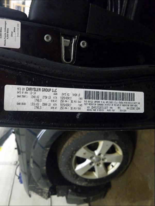 2011 DODGE JOURNEY MA 3D4PG1FG2BT513277