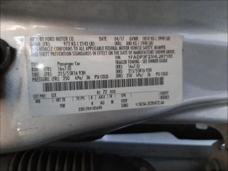 VIN 3FA6P0HR6DR367201 2013 Ford Fusion, SE no.10