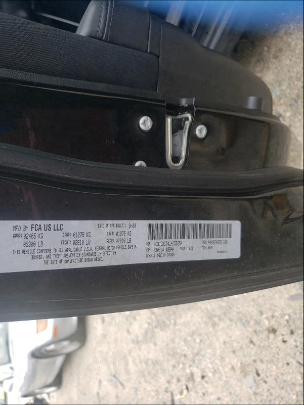 2020 DODGE CHARGER R/ 2C3CDXCT4LH153954