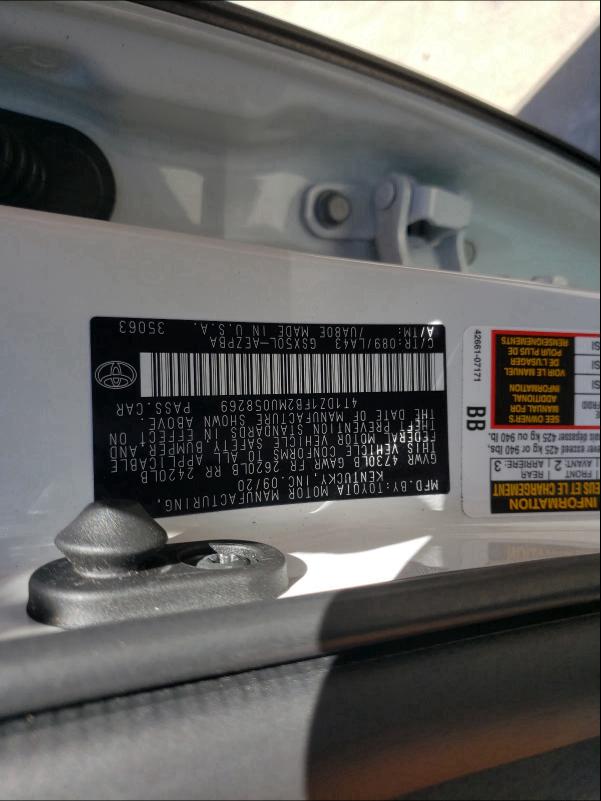 2021 TOYOTA AVALON LIM 4T1DZ1FB2MU058269