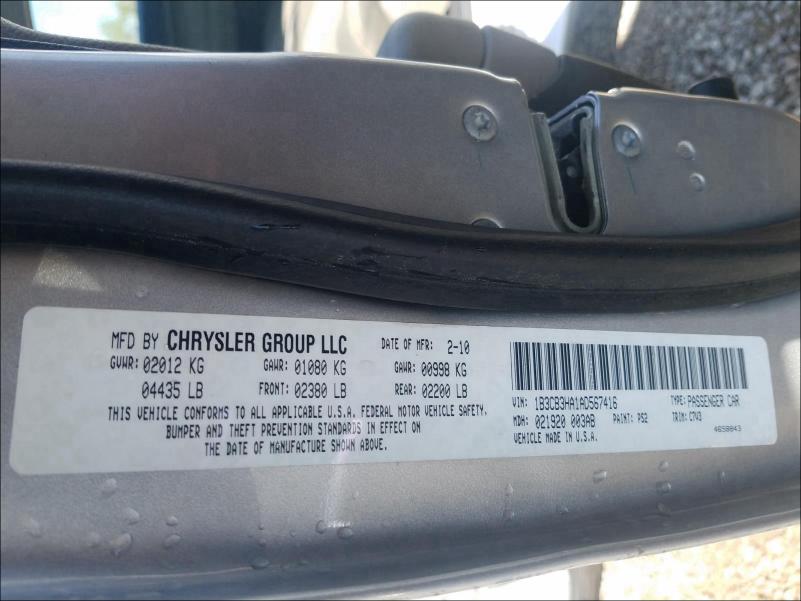2010 DODGE CALIBER MA 1B3CB3HA1AD567416