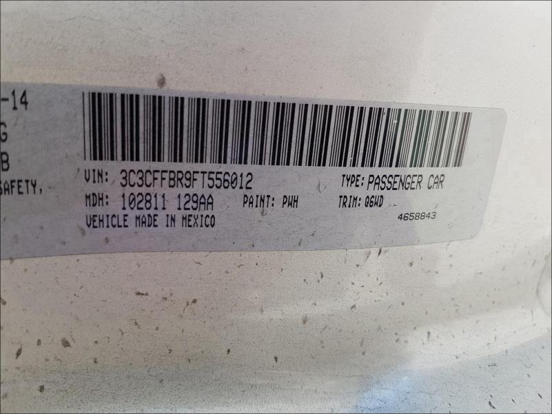 2015 FIAT 500 SPORT 3C3CFFBR9FT556012