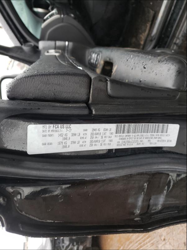 2018 JEEP GRAND CHER 1C4RJFBG4JC121373