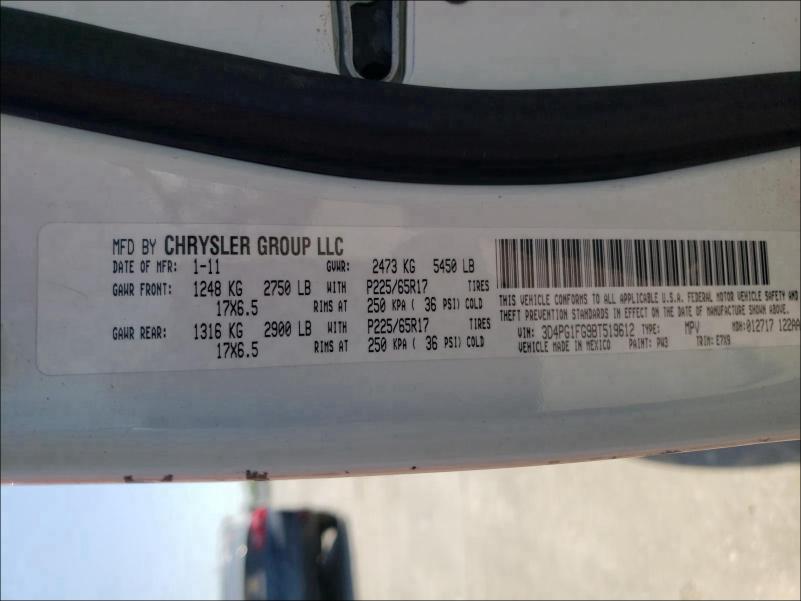 2011 DODGE JOURNEY MA 3D4PG1FG9BT519612