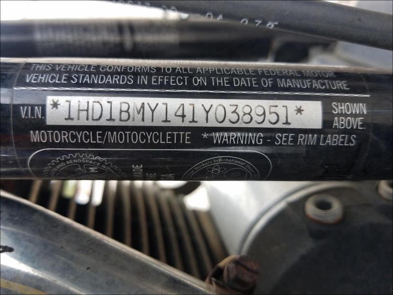 2001 HARLEY-DAVIDSON FLSTF 1HD1BMY141Y038951