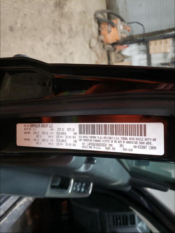 2011 JEEP LIBERTY LI 1J4PN5GKXBW555620