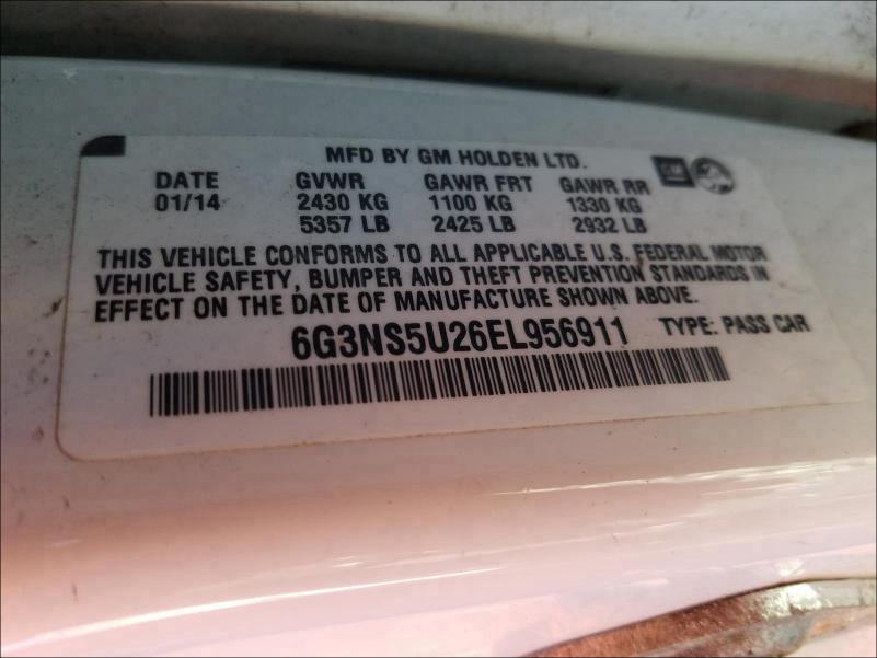 2014 CHEVROLET CAPRICE PO 6G3NS5U26EL956911