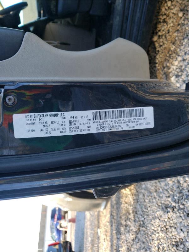 2012 DODGE GR CARAVAN 2C4RDGDG7CR109139