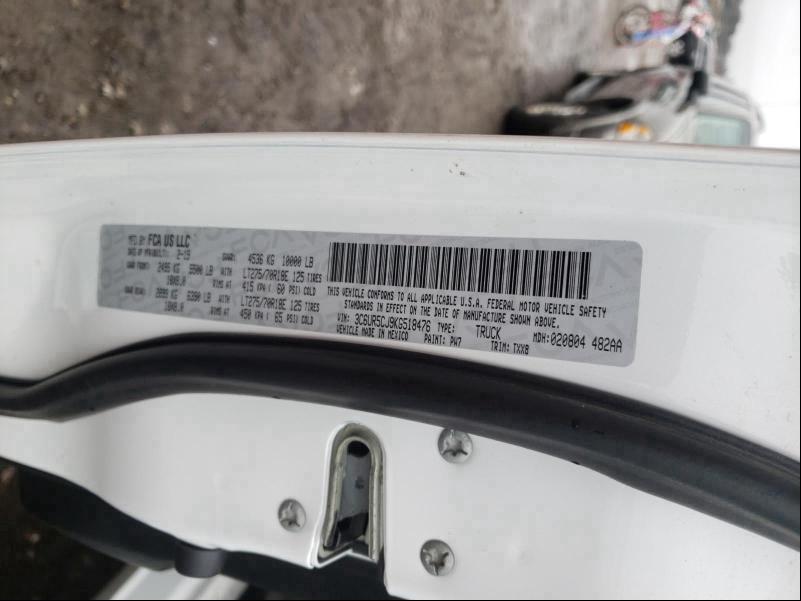 2019 RAM 2500 TRADE 3C6UR5CJ9KG518476