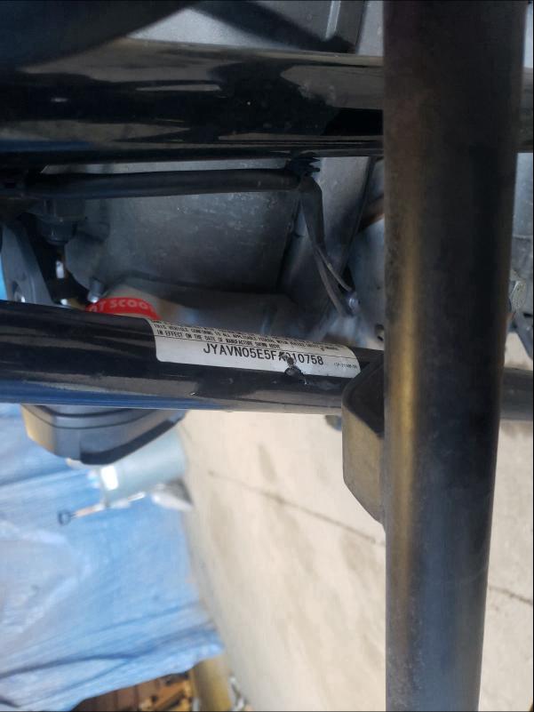 2015 YAMAHA XVS950 CU JYAVN05E5FA010758