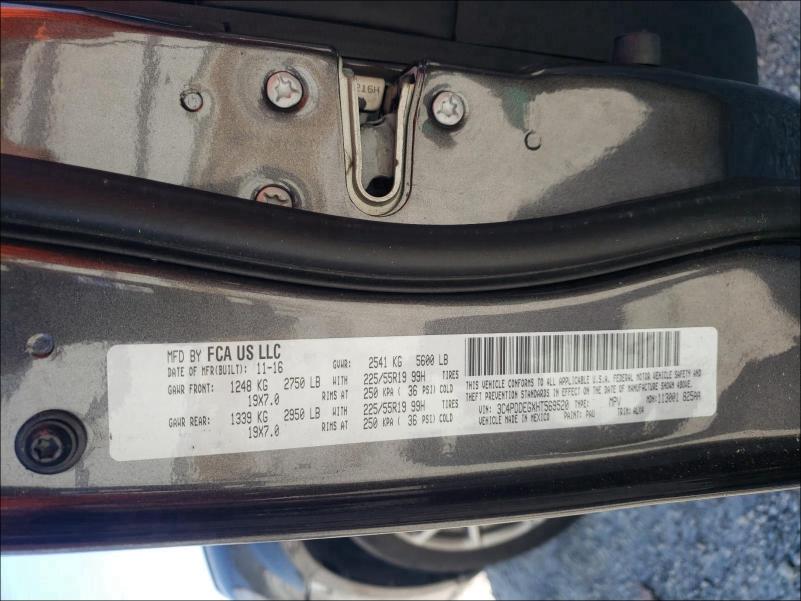 2017 DODGE JOURNEY GT 3C4PDDEGXHT569520
