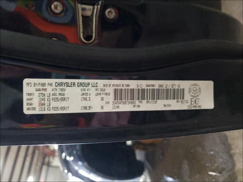 2011 DODGE JOURNEY EX 3D4PG4FBXBT549451
