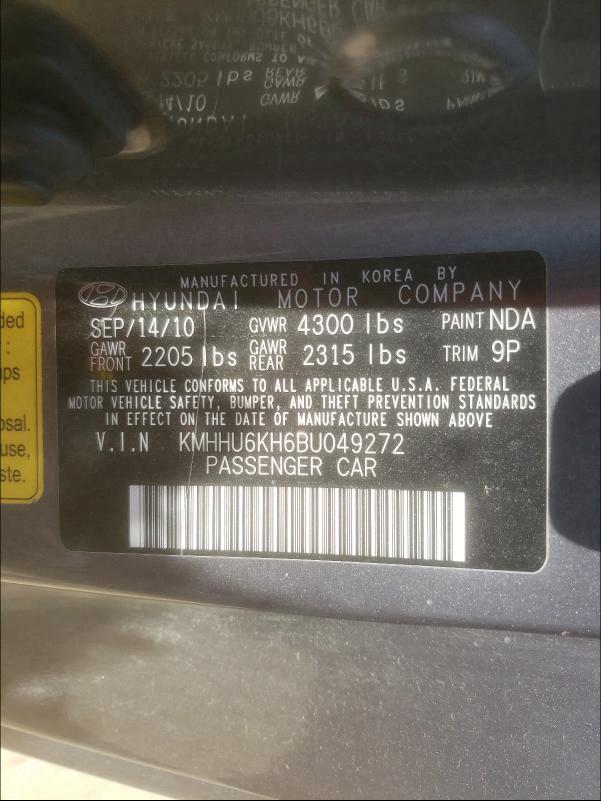 VIN 2GKFLUE35D6226841 2013 GMC Terrain, Slt no.10