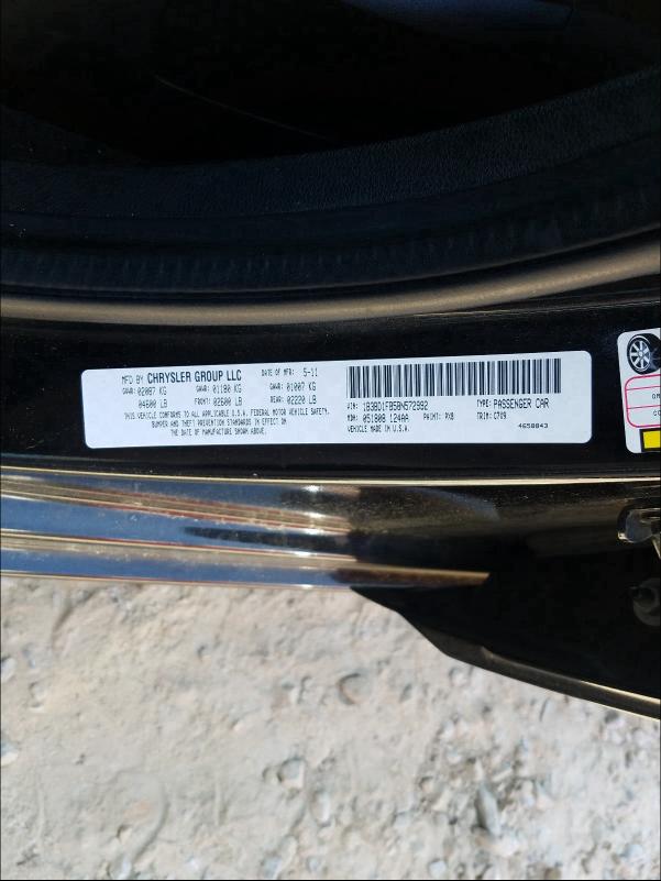 2011 DODGE AVENGER MA 1B3BD1FB5BN572992