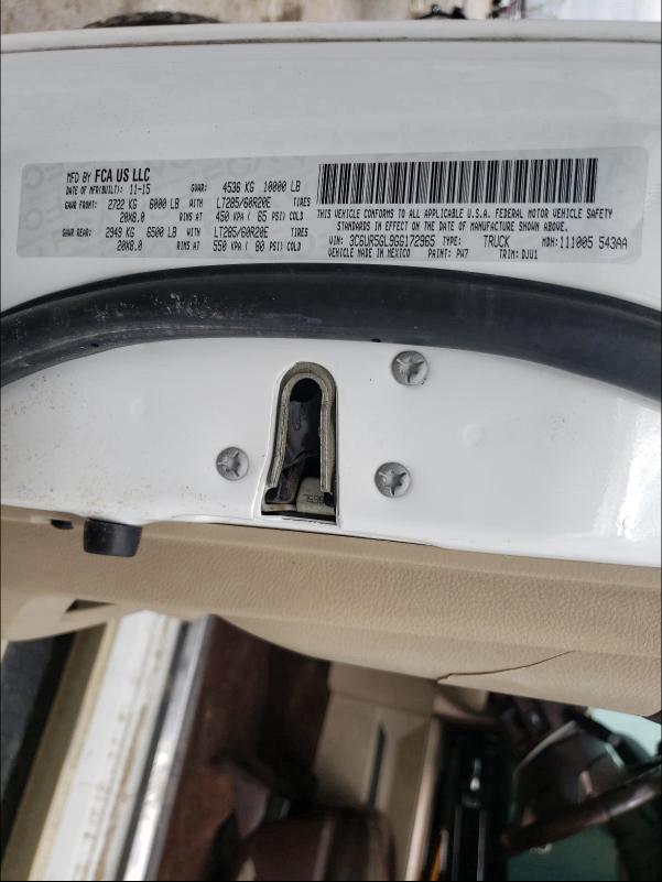 2016 RAM 2500 LONGH 3C6UR5GL9GG172965