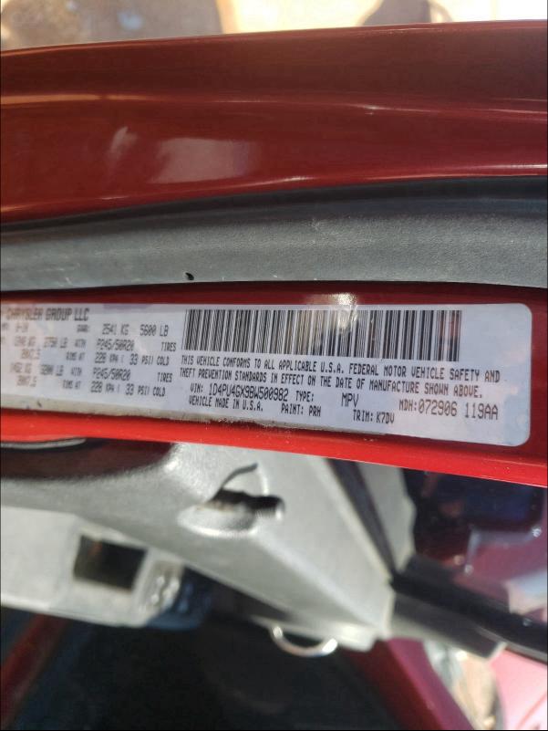 2011 DODGE NITRO HEAT 1D4PU4GX9BW500982