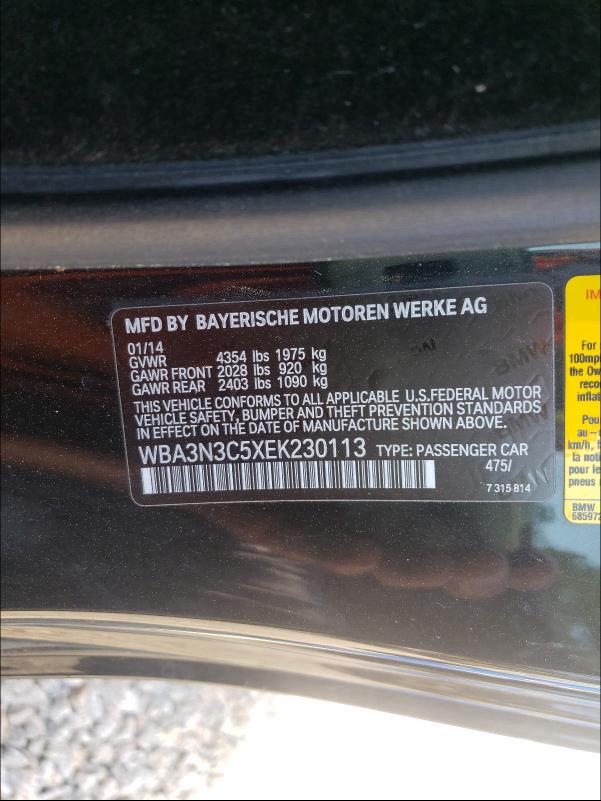 2014 BMW 428 WBA3N3C5XEK230113