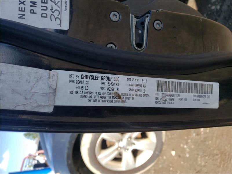 2010 DODGE CALIBER SX 1B3CB4HA8AD614124