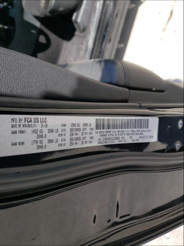 2018 DODGE DURANGO SX 1C4RDHAG2JC328932