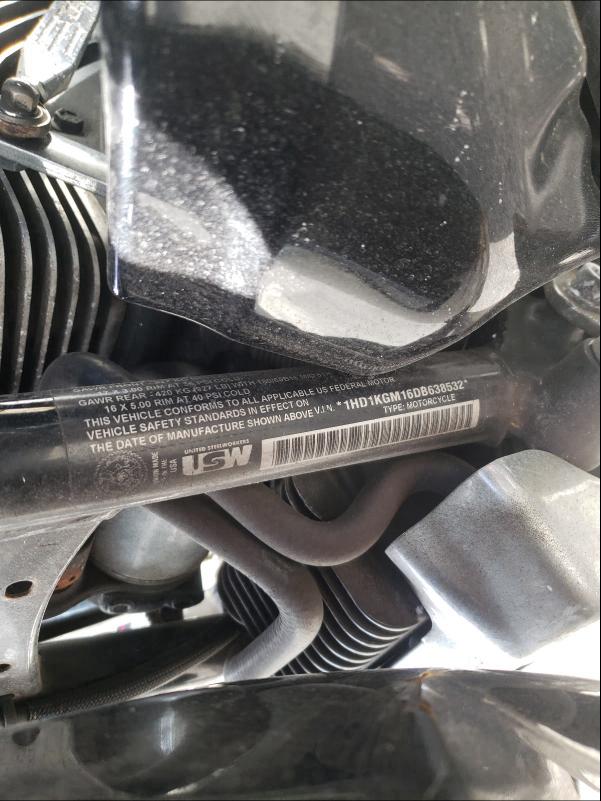2013 HARLEY-DAVIDSON FLTRU ROAD 1HD1KGM16DB638532