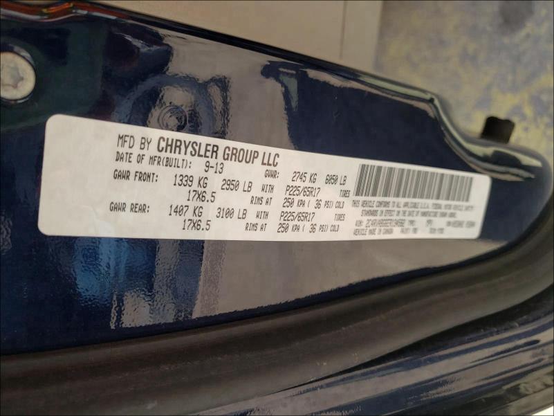 2014 VOLKSWAGEN ROUTAN SE 2C4RVABG6ER134582