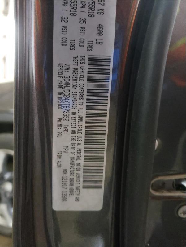 2019 JEEP COMPASS LI 3C4NJDCB4KT673550