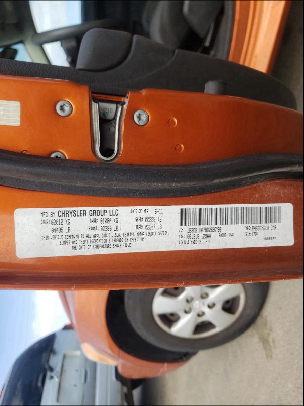 2011 DODGE CALIBER EX 1B3CB1HA7BD269796