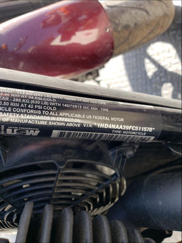 2015 HARLEY-DAVIDSON XG500 1HD4NAA39FC511570