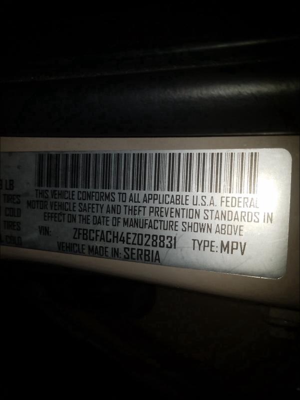 2014 FIAT 500L LOUNG ZFBCFACH4EZ028831