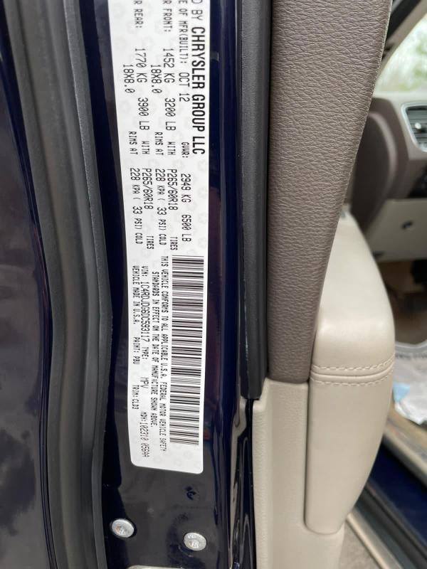 2013 DODGE DURANGO CR 1C4RDJDG6DC593117