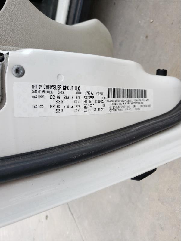 2013 RAM TRADESMAN 2C4JRGAG8DR731317