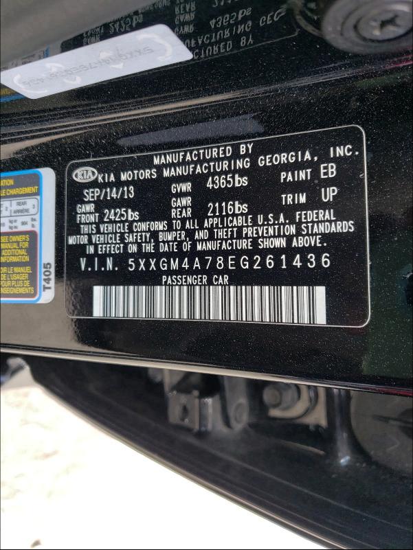 2014 KIA OPTIMA LX 5XXGM4A78EG261436