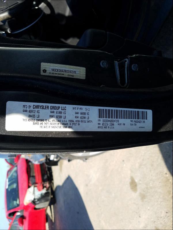 2011 DODGE CALIBER MA 1B3CB3HA2BD247376