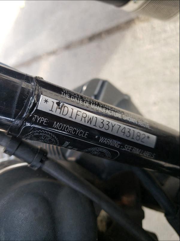 2003 HARLEY-DAVIDSON FLHRCI 1HD1FRW133Y743182